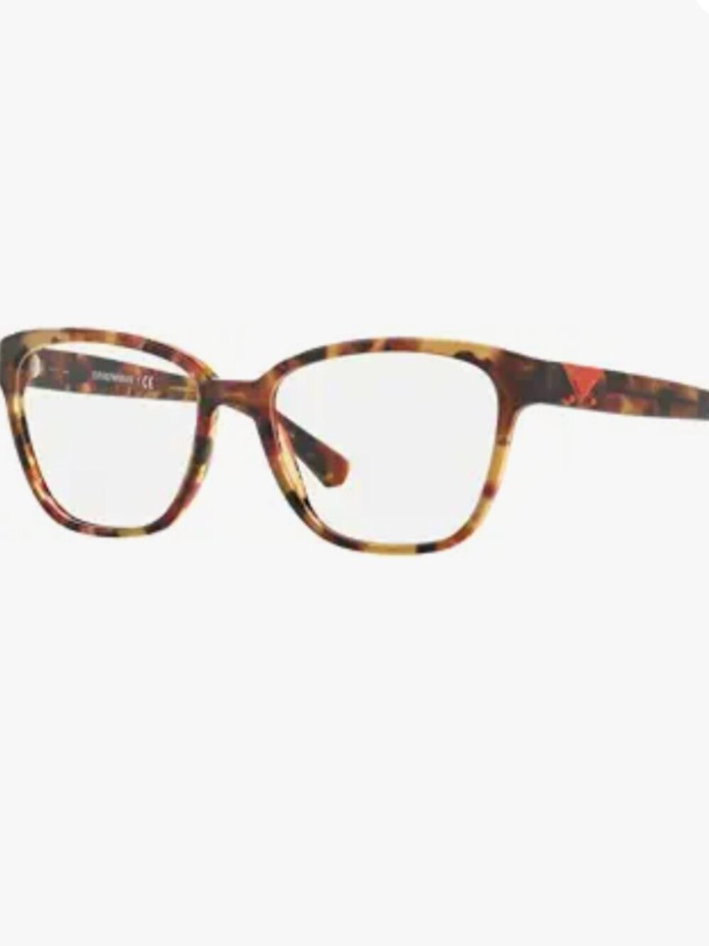 Armani EA3094 Eyeglass Frames 5541-Havana Spot Raspberry NWT